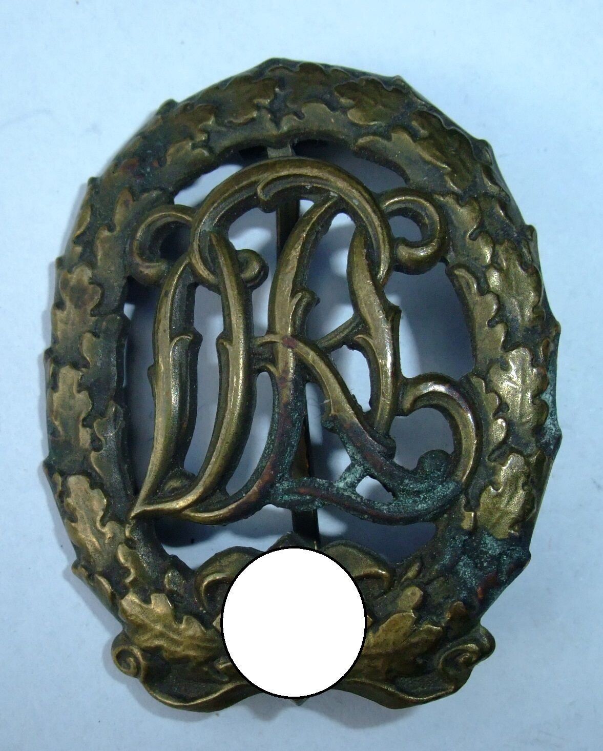 Reichssportabzeichen DRL in Bronze, mit Hersteller Wernstein Jena.