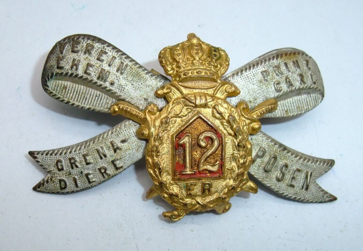 Preussen: Traditionsabzeichen Grenadier-Regiment „Prinz Carl von Preußen“ (2. Brandenburgisches) Nr. 12, Posen.