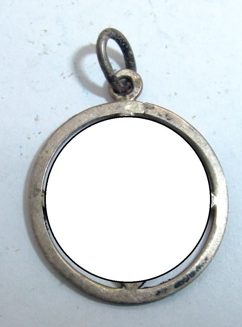 3. Reich: Patriotischer Anhänger, Metall, Durchmesser: 16 mm.