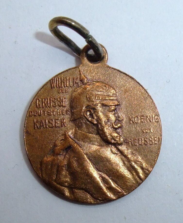 Kaiser Wilhelm I. Erinnerungsmedaille zum 100. Geburtstag 1897, Centenarmedaille, Miniatur.