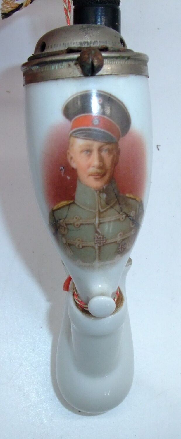 Preussen: Patriotische Pfeife "5. Armee - Weihnachten 1914".