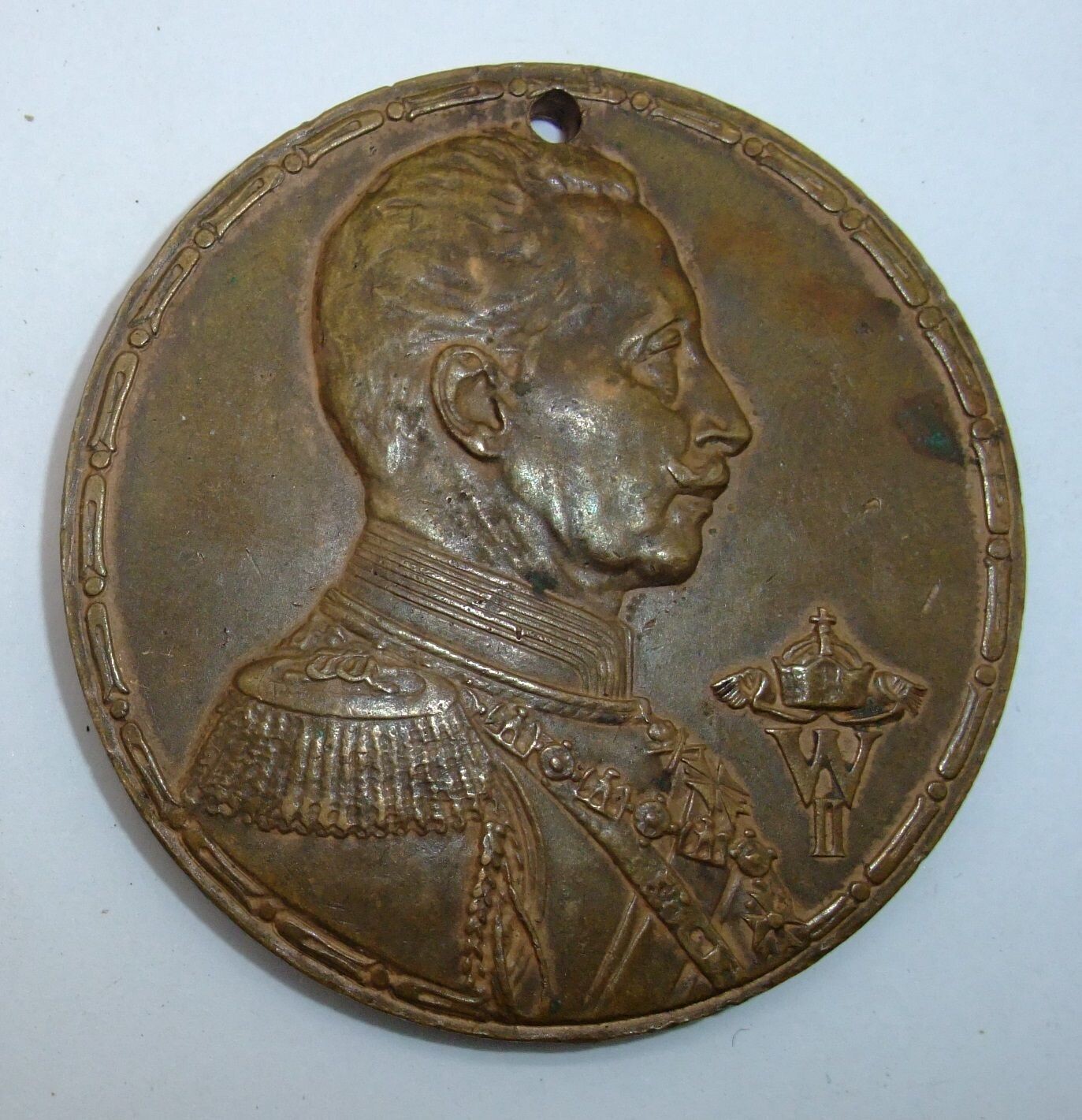 Deutsches Reich: Medaille Kaiser Wilhelm II. "Dem Sieger im Olympia Prüfungskampf".