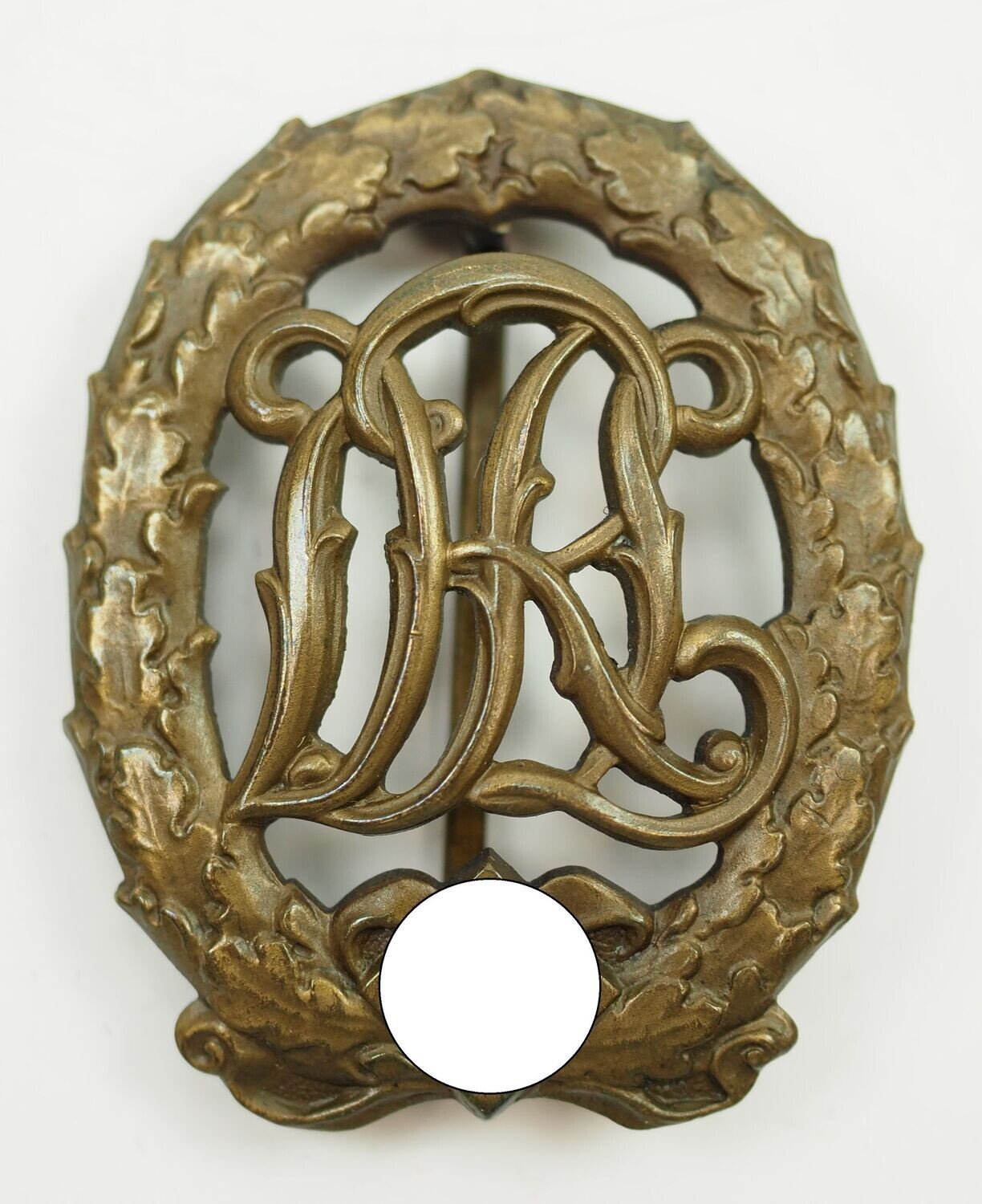 Reichssportabzeichen DRL in Bronze, mit Hersteller Wernstein Jena.