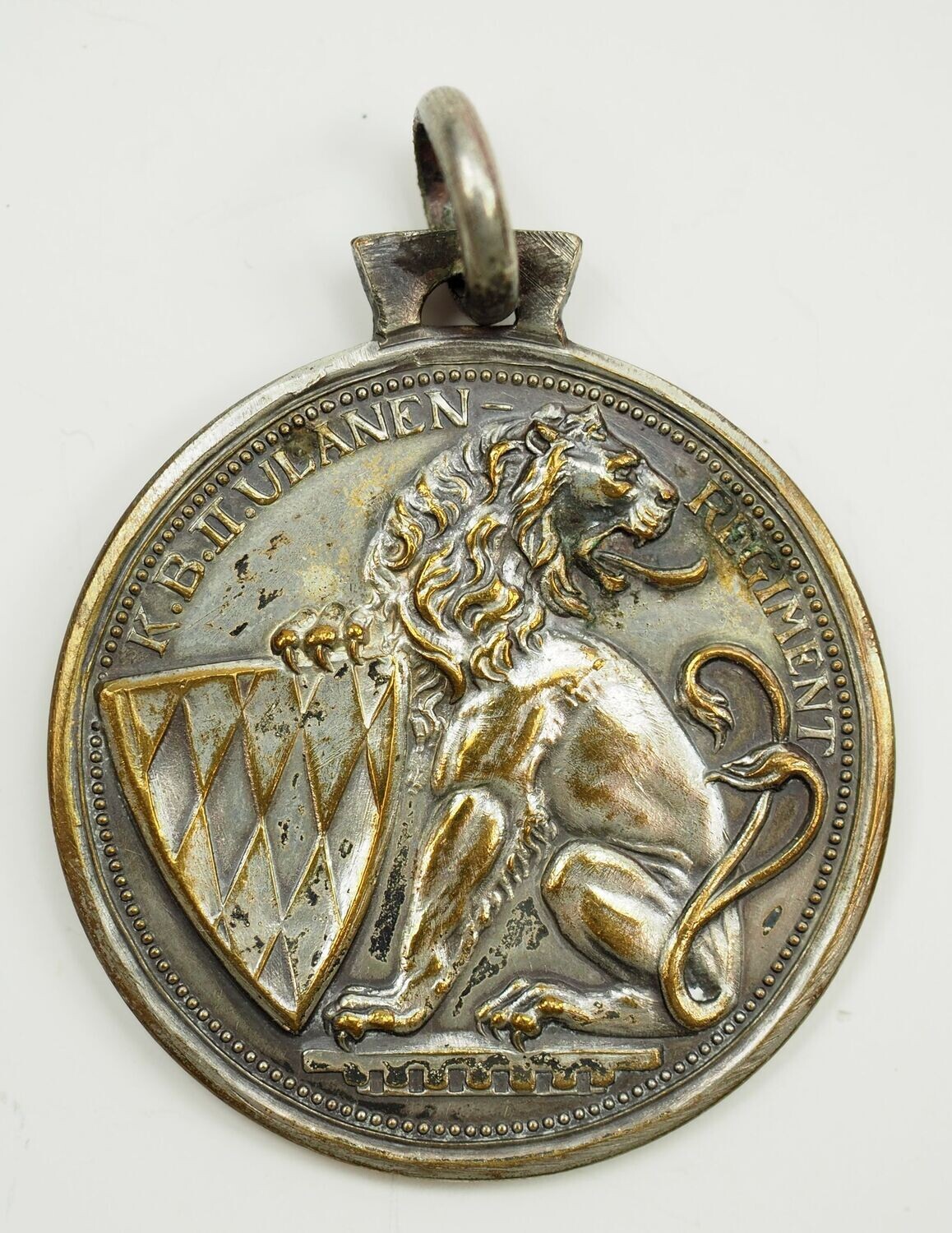 Bayern: Medaille 50-Jahrfeier Königlich Bayerisches 2. Ulanen-Regiment „König", Ansbach 1913.