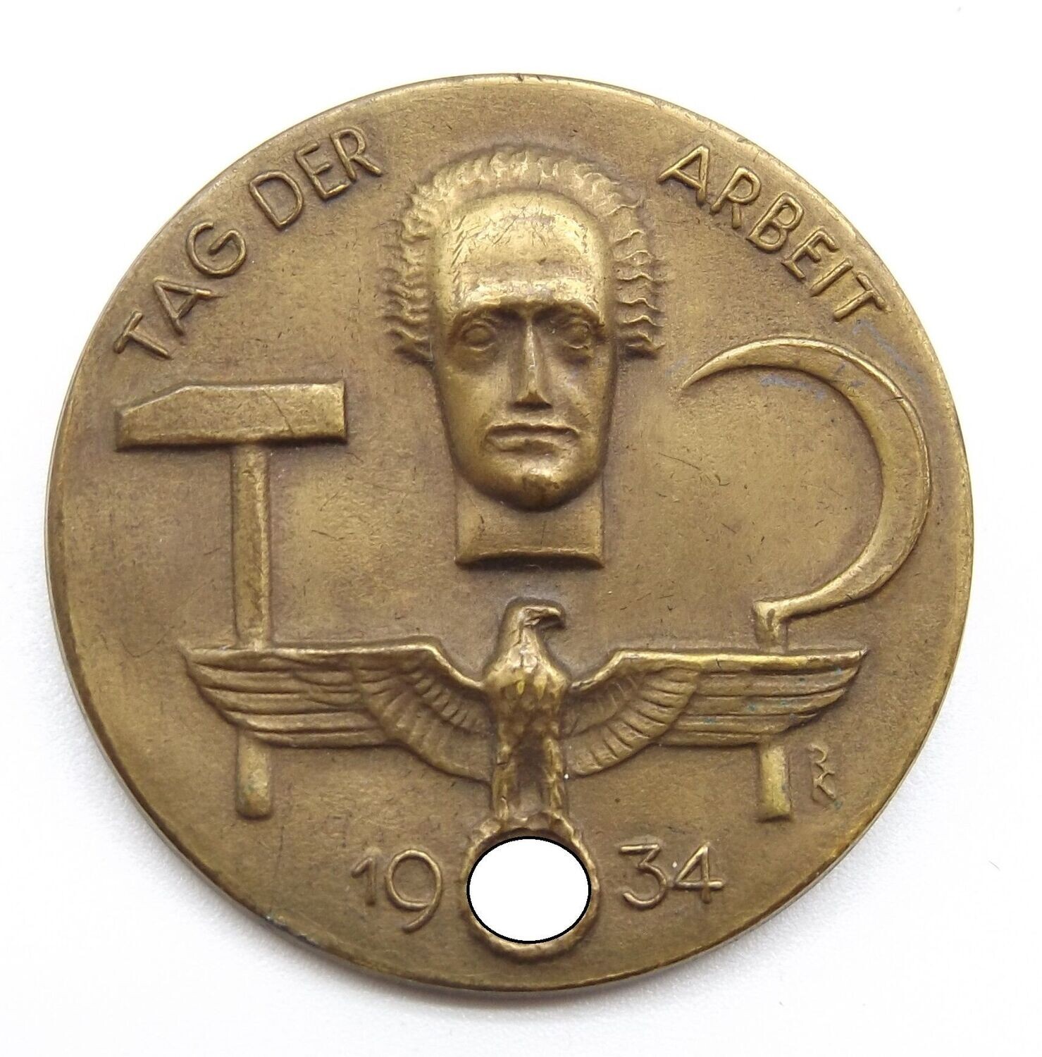 3. Reich: Abzeichen Tag der Arbeit 1934.