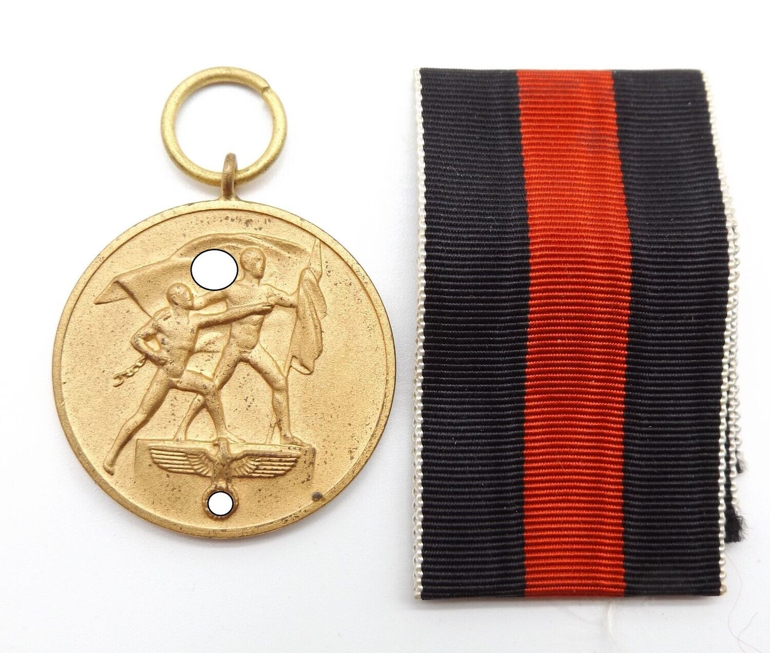 Medaille zur Erinnerung an den 1. Oktober 1938 Anschluss Sudetenland.