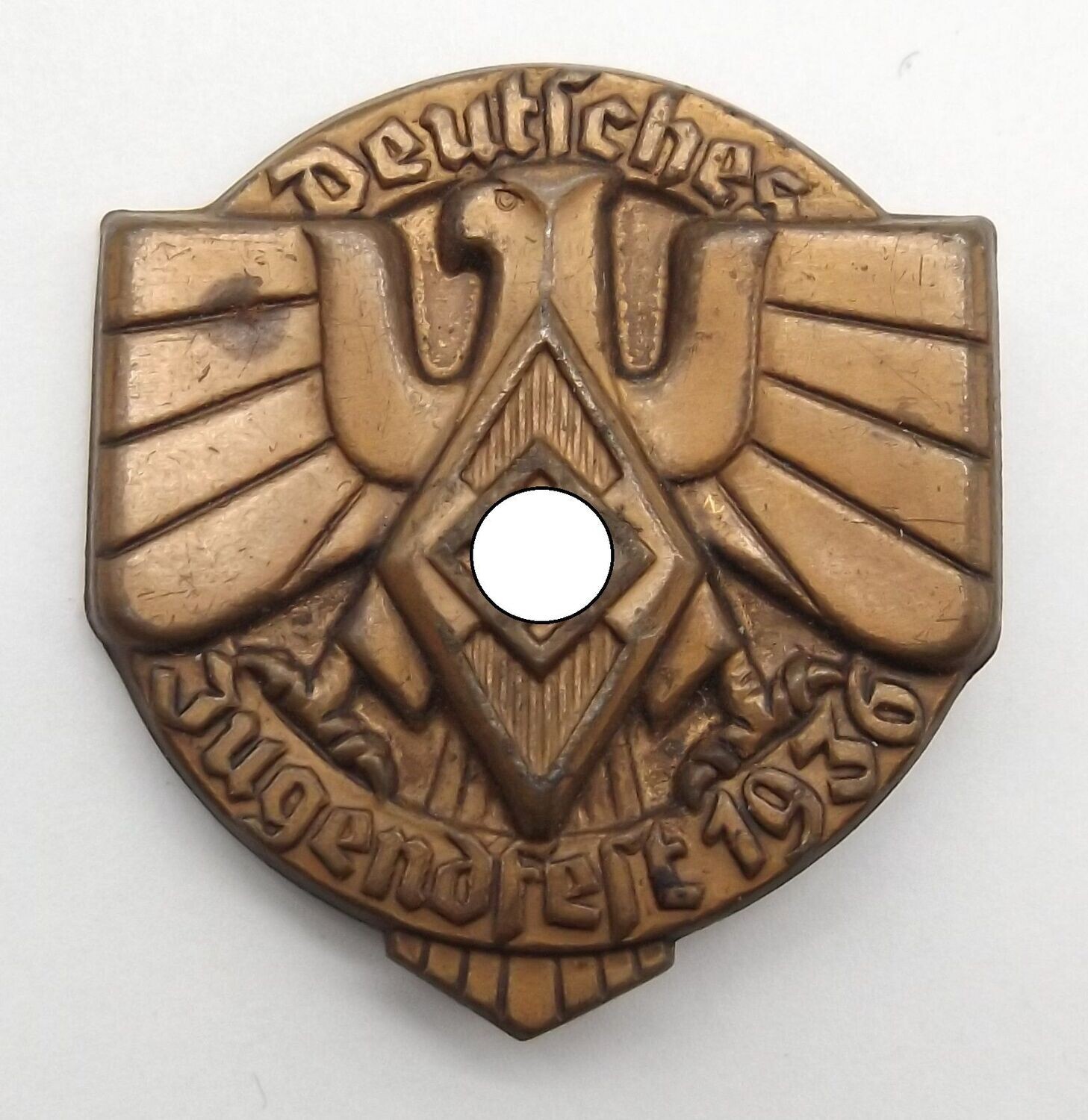 HJ: Abzeichen Deutsches Jugendfest 1936.
