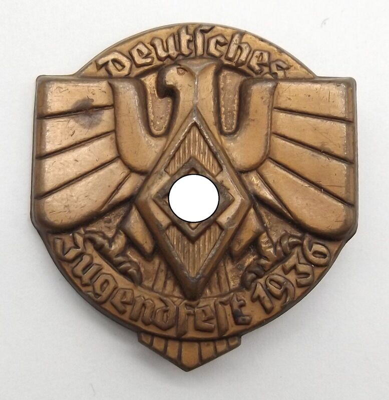 HJ: Abzeichen Deutsches Jugendfest 1936.