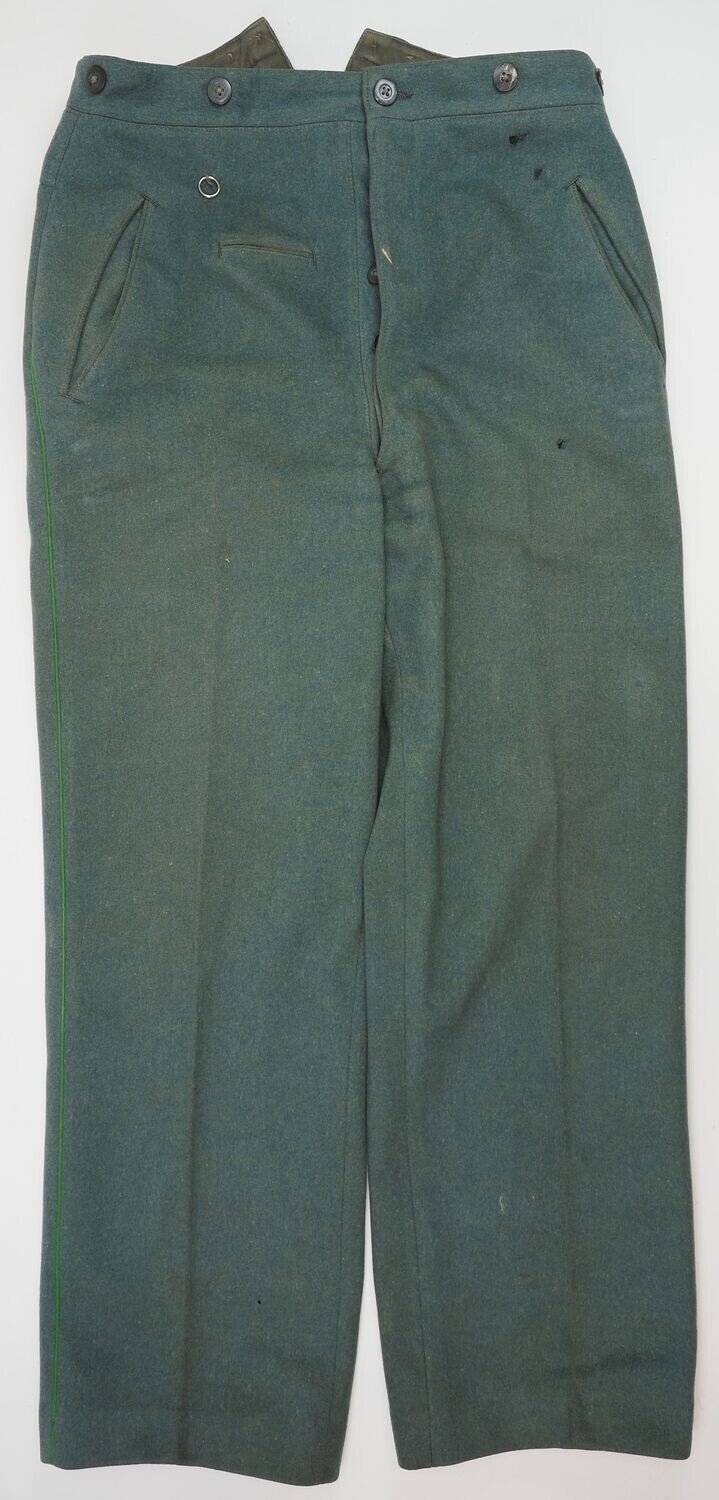 3. Reich Polizei: Hose für Mannschaften der Schutzpolizei, Kammerstück gestempelt Po 1942.