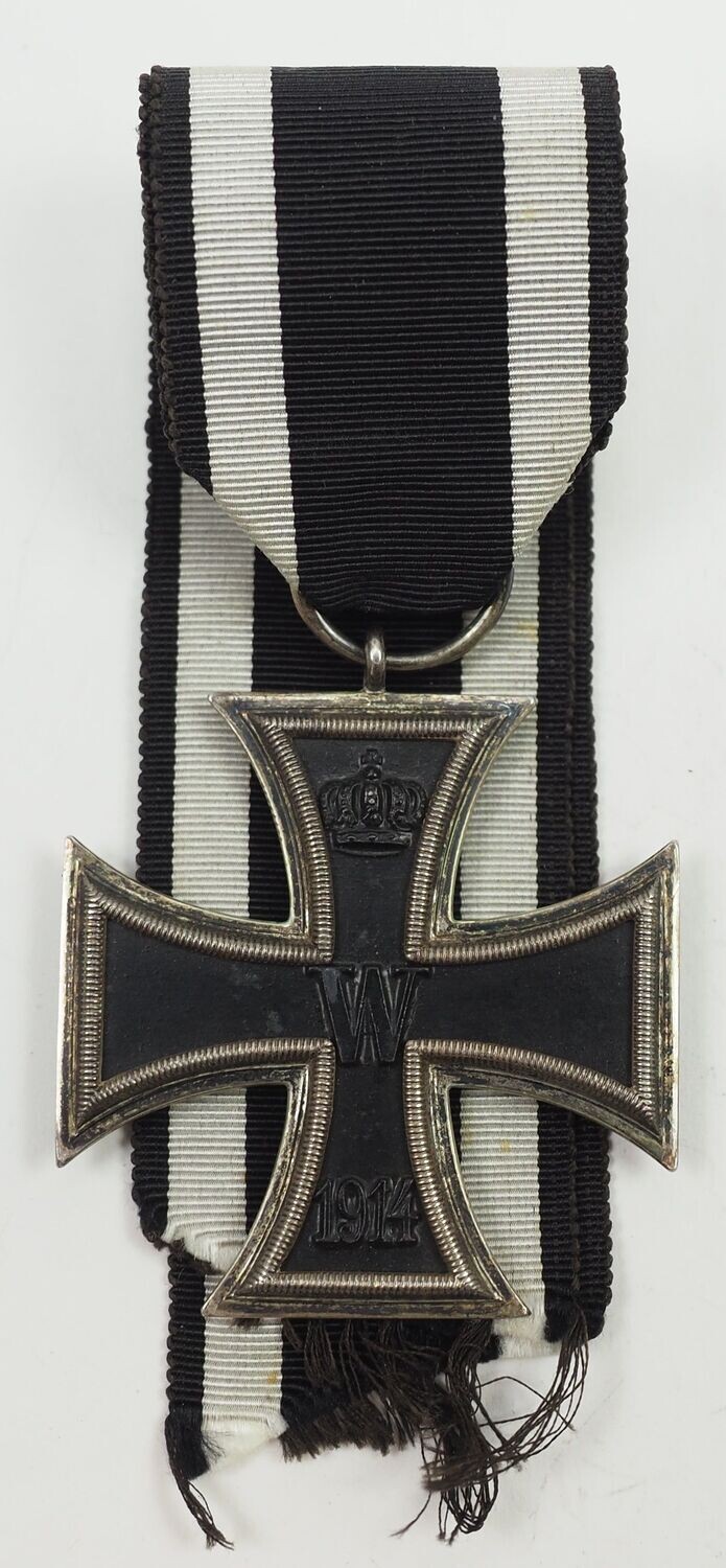 Eisernes Kreuz 2. Klasse EK2 1914 Hersteller W&S, mit Band.