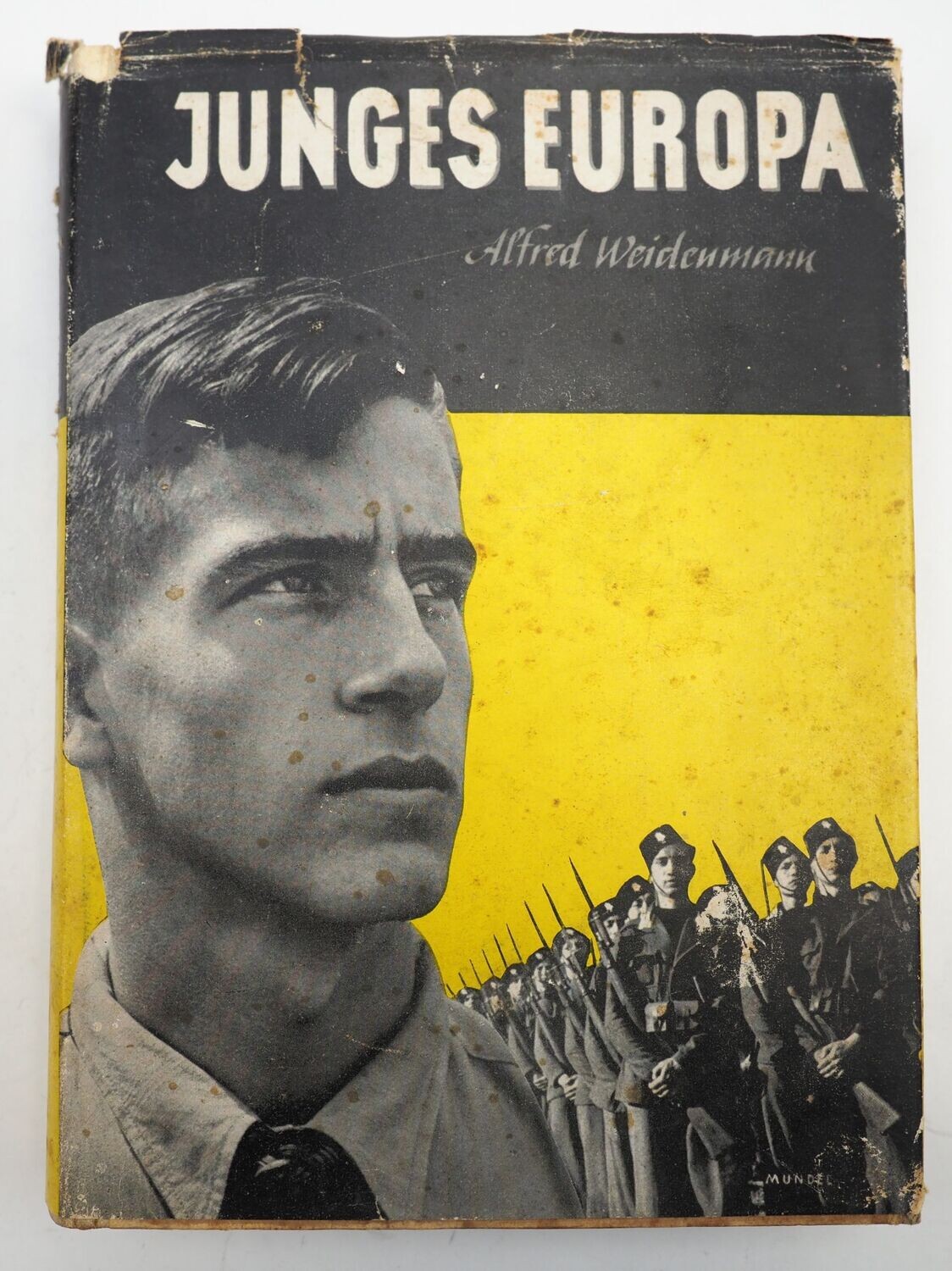 HJ / Faschistische Jugend: Buch "Junges Europa", von Alfred Weidenmann, Stuttgart 1940, reich bebildert, mit Schutzumschlag.