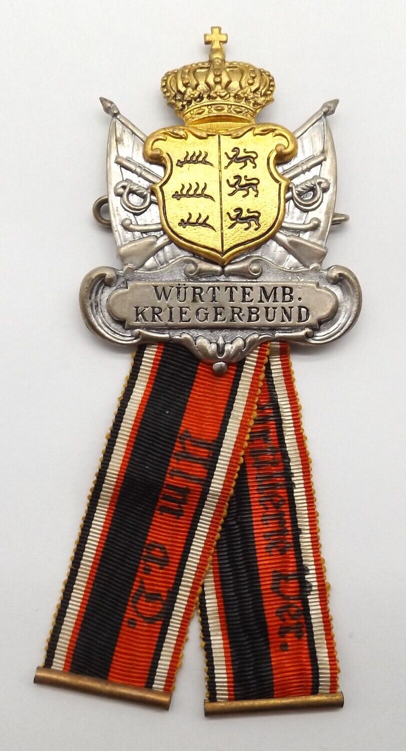 Württemberg: Mitgliedsabzeichen Kriegerbund Artillerie Ver., Ulm a. D.