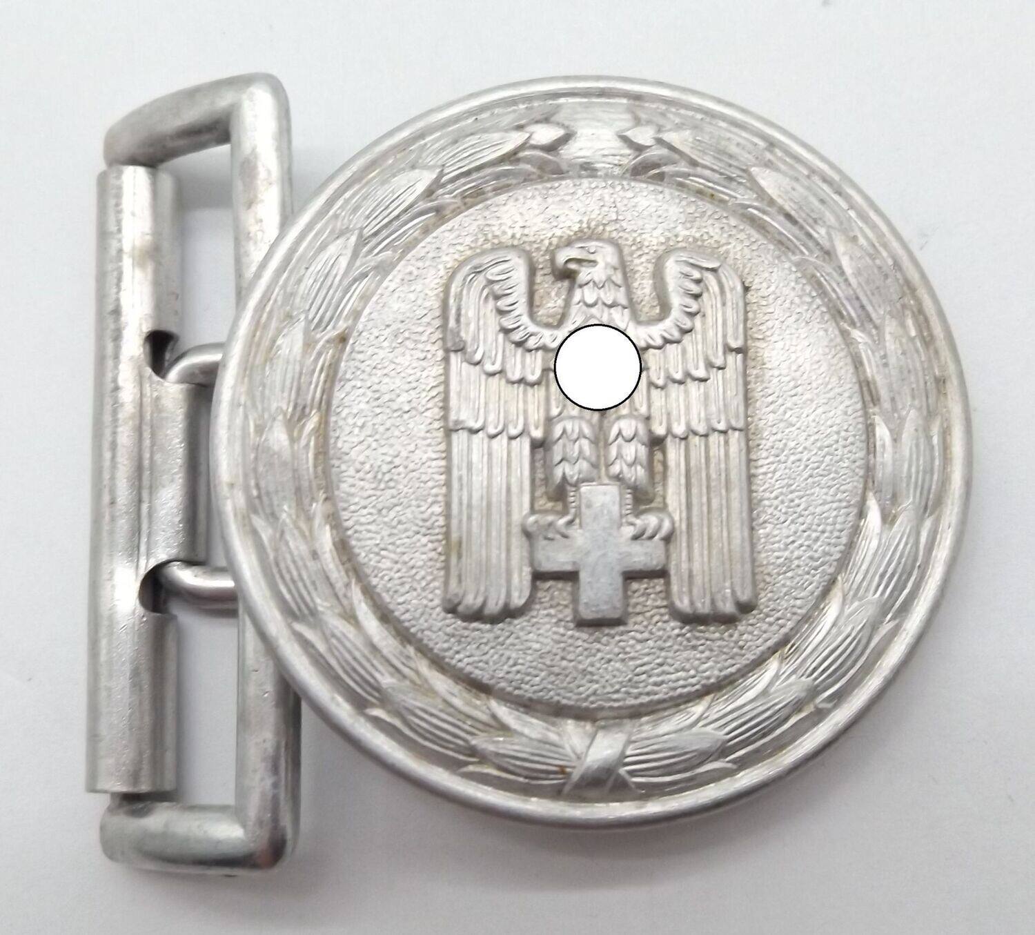 3. Reich Deutsches Rotes Kreuz (DRK): Feldbindenschloss für DRK-Führer.