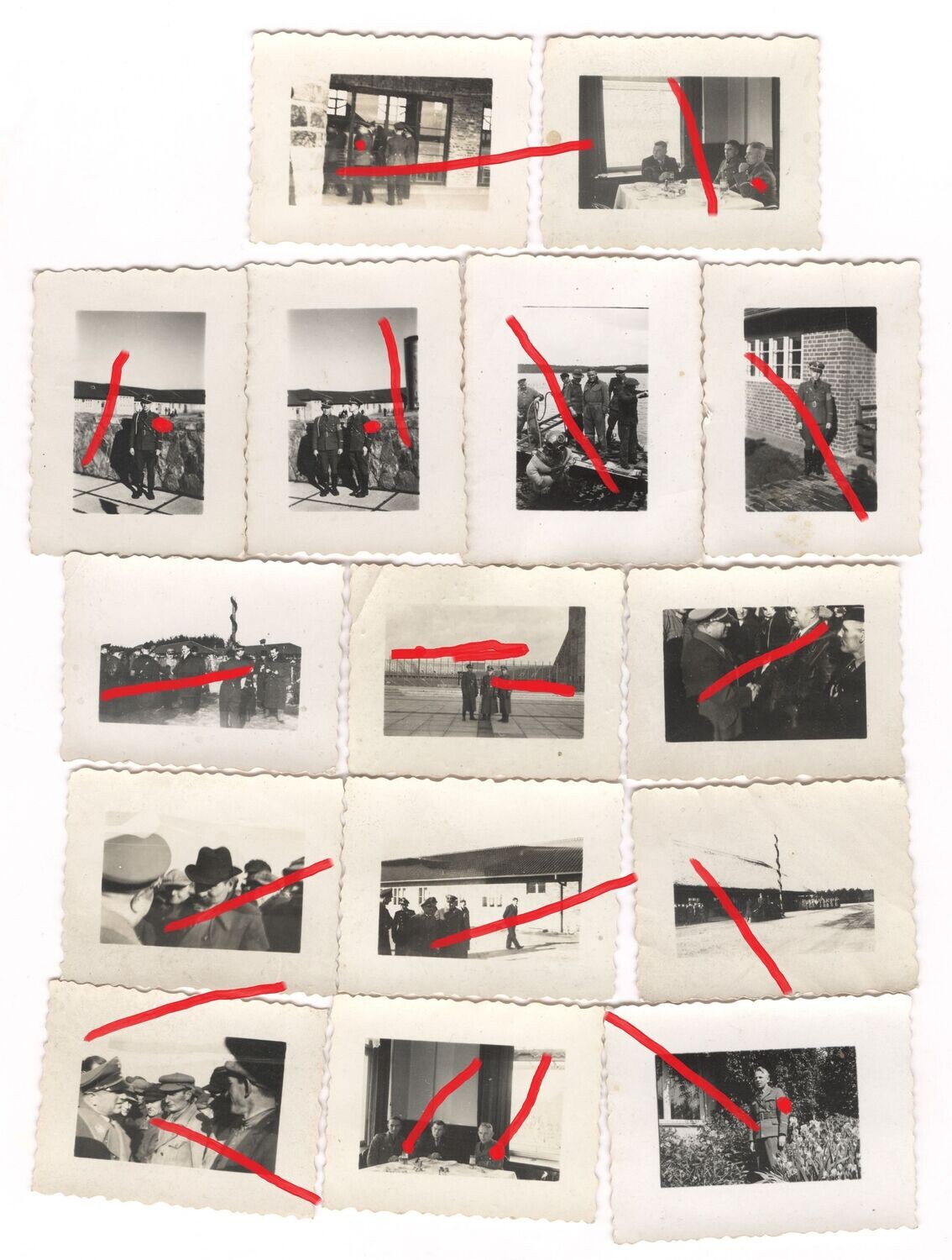 Nationalpolitische Erziehungsanstalt, Napola,   Ordensburg Krössinsee: Fotonachlass mit 15 Fotos, Uniformen, Prominenz, Taucher etc., C11.