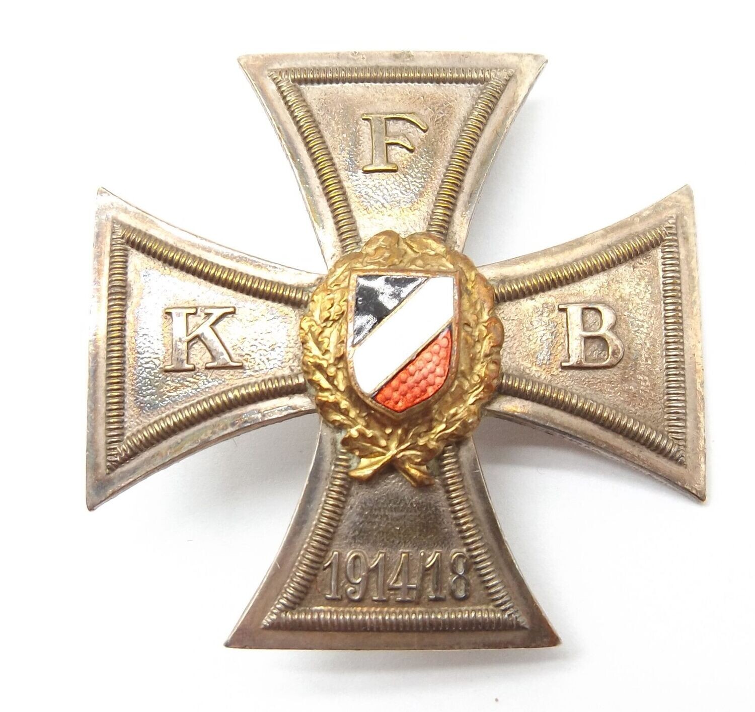 Kriegerbund: Ehrenkreuz Deutscher Frontkämpferbund e.V., Frontkreuz, Hersteller Deschler München.