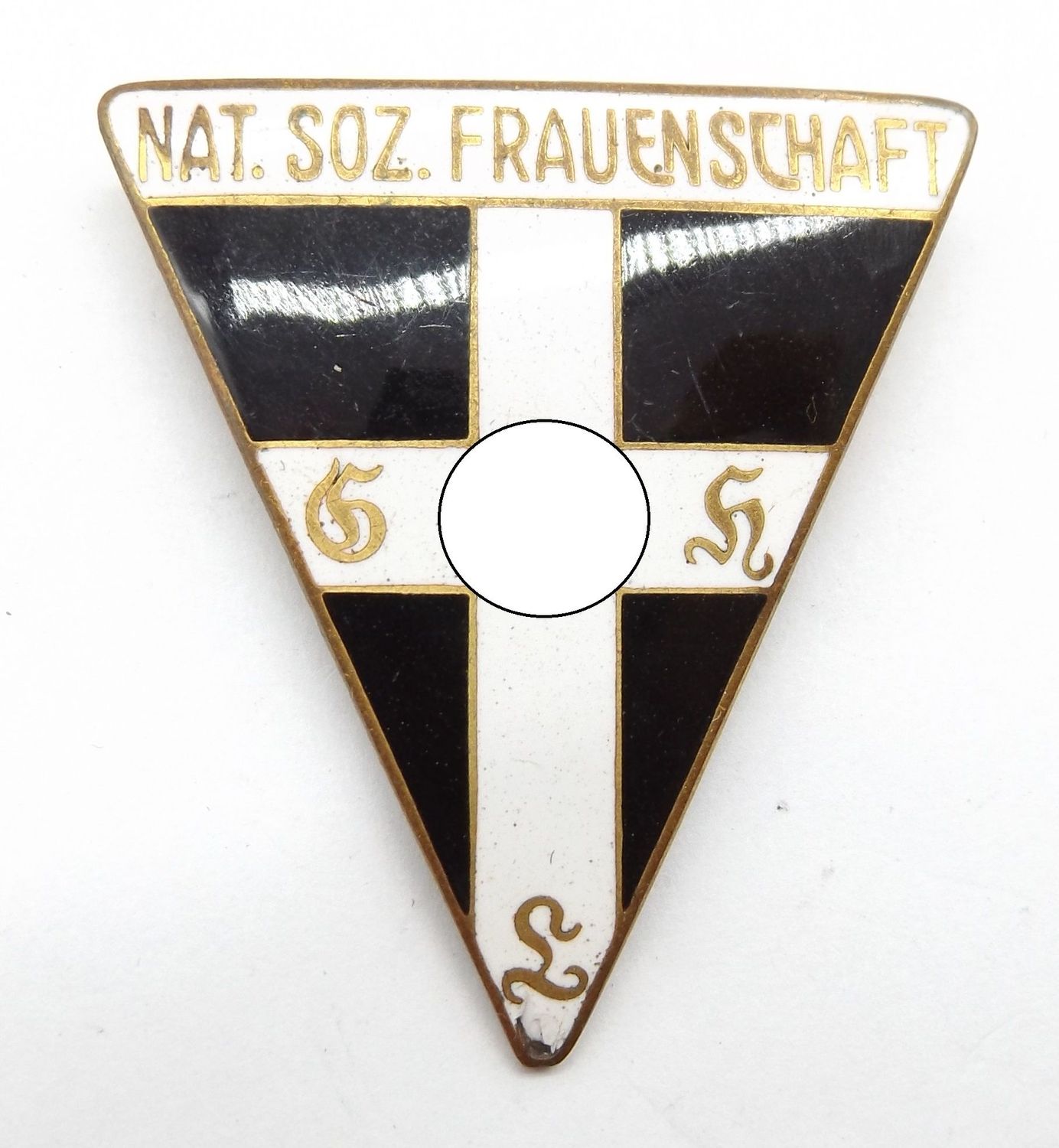 Abzeichen NS Frauenschaft, Hersteller RZM 63 für die Firma Steinhauer & Lück, Lüdenscheid.