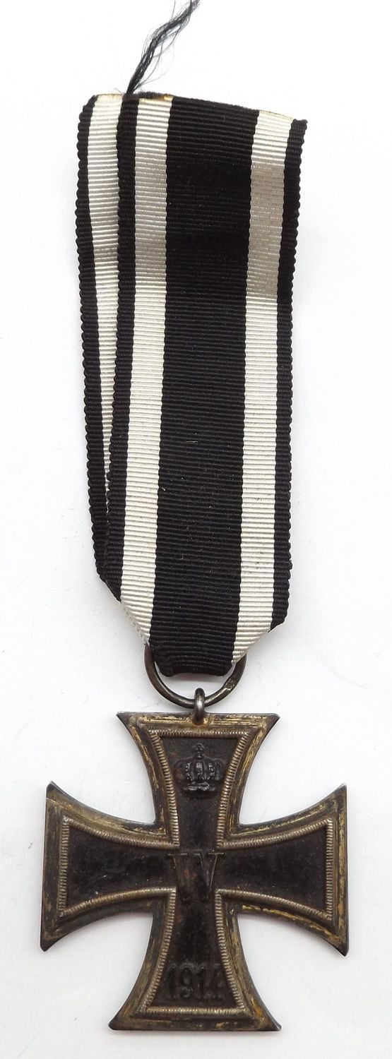 Eisernes Kreuz 2. Klasse EK2 1914 Hersteller FR, am Band.