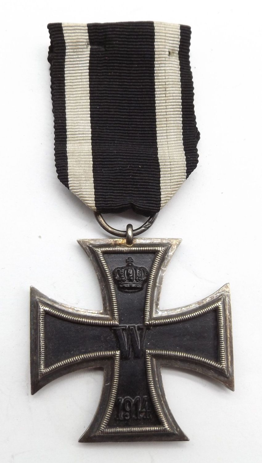 Eisernes Kreuz 2. Klasse EK2 1914 Hersteller Z für die Firma H. Zehn, Berlin , am Band.