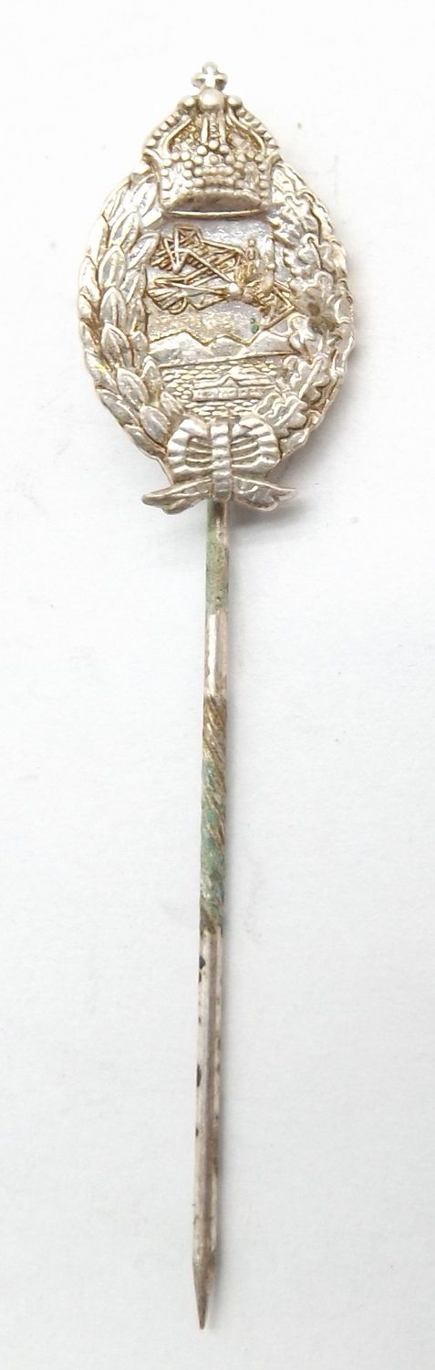 Preussen: Militär-Flugzeugführerabzeichen, Miniatur, Maße ca. 20 x 12 mm.