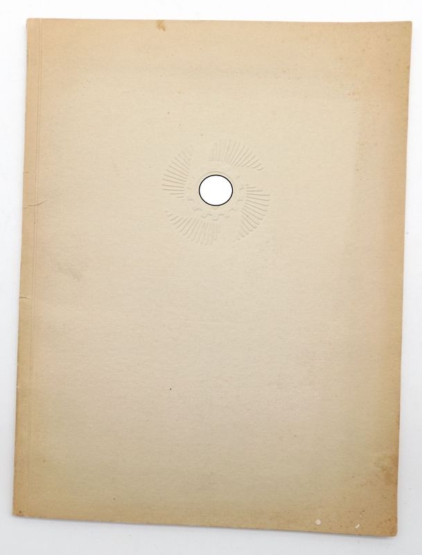 NSDAP: KDF Arbeitsprogramm Gau Württemberg Hohenzollern, Winter 1941 - 1942, 48 Seiten.