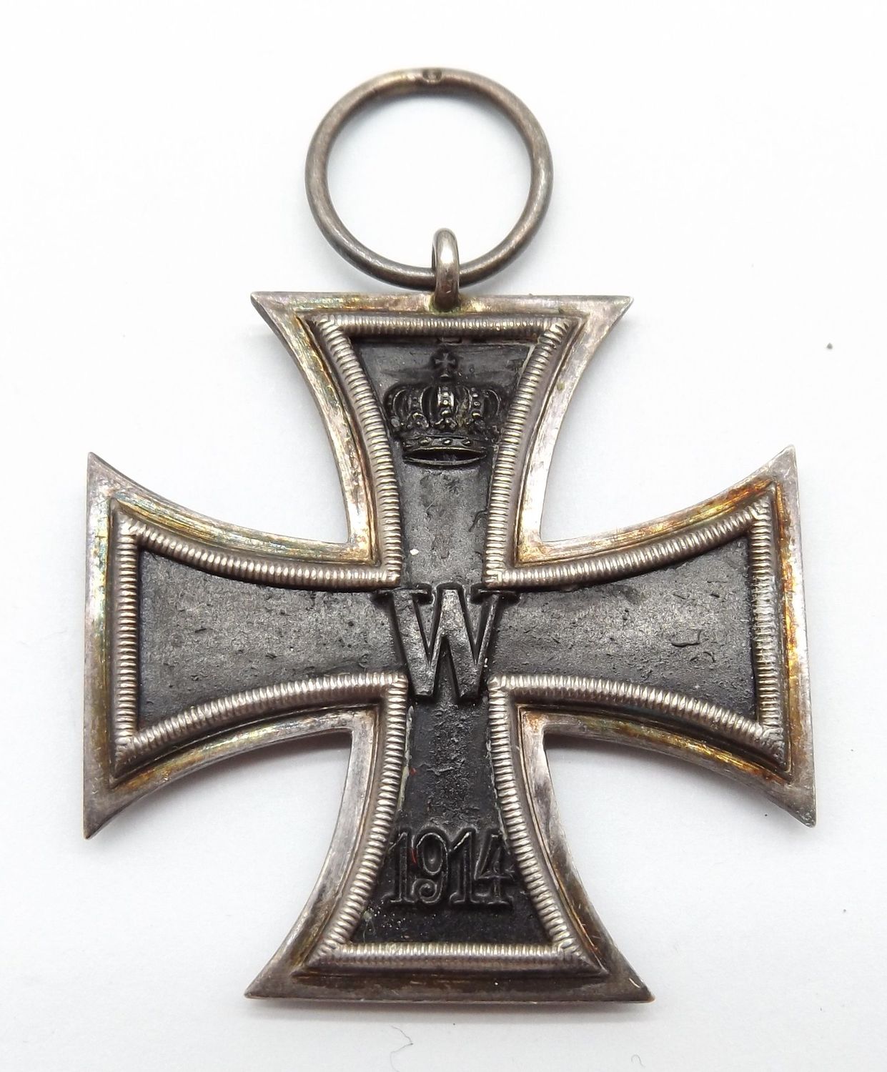 Eisernes Kreuz 2. Klasse EK2 1914 Hersteller G für die Firma Godet & Sohn, Berlin oder Glaser & Sohn, Dresden.