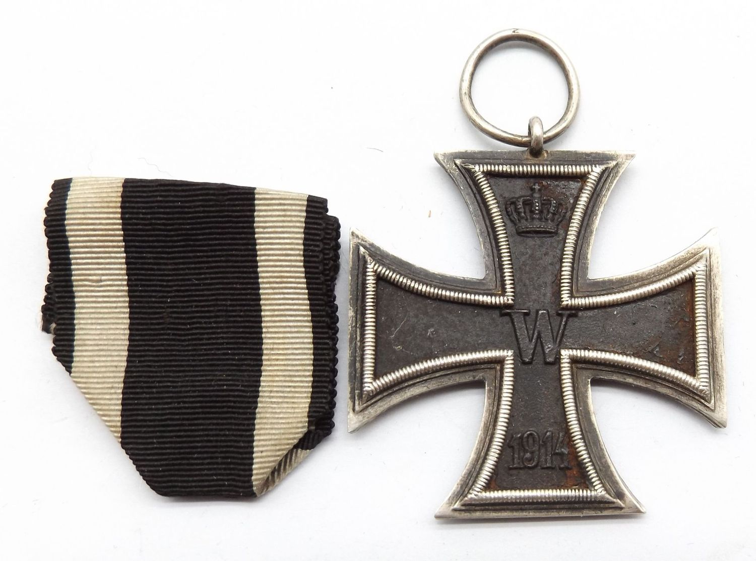 Eisernes Kreuz 2. Klasse EK2 1914 Hersteller Z für die Firma H. Zehn, Berlin , mit Zusatzpunze, am Band.