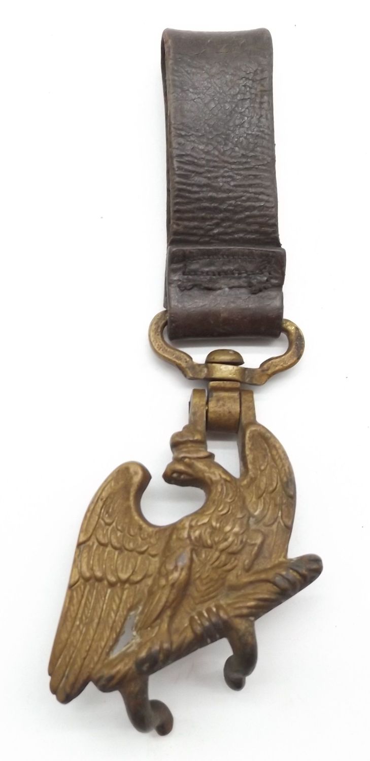 Preussen: Trommelschere / Trommelhaken, mit Koppelschlaufe.