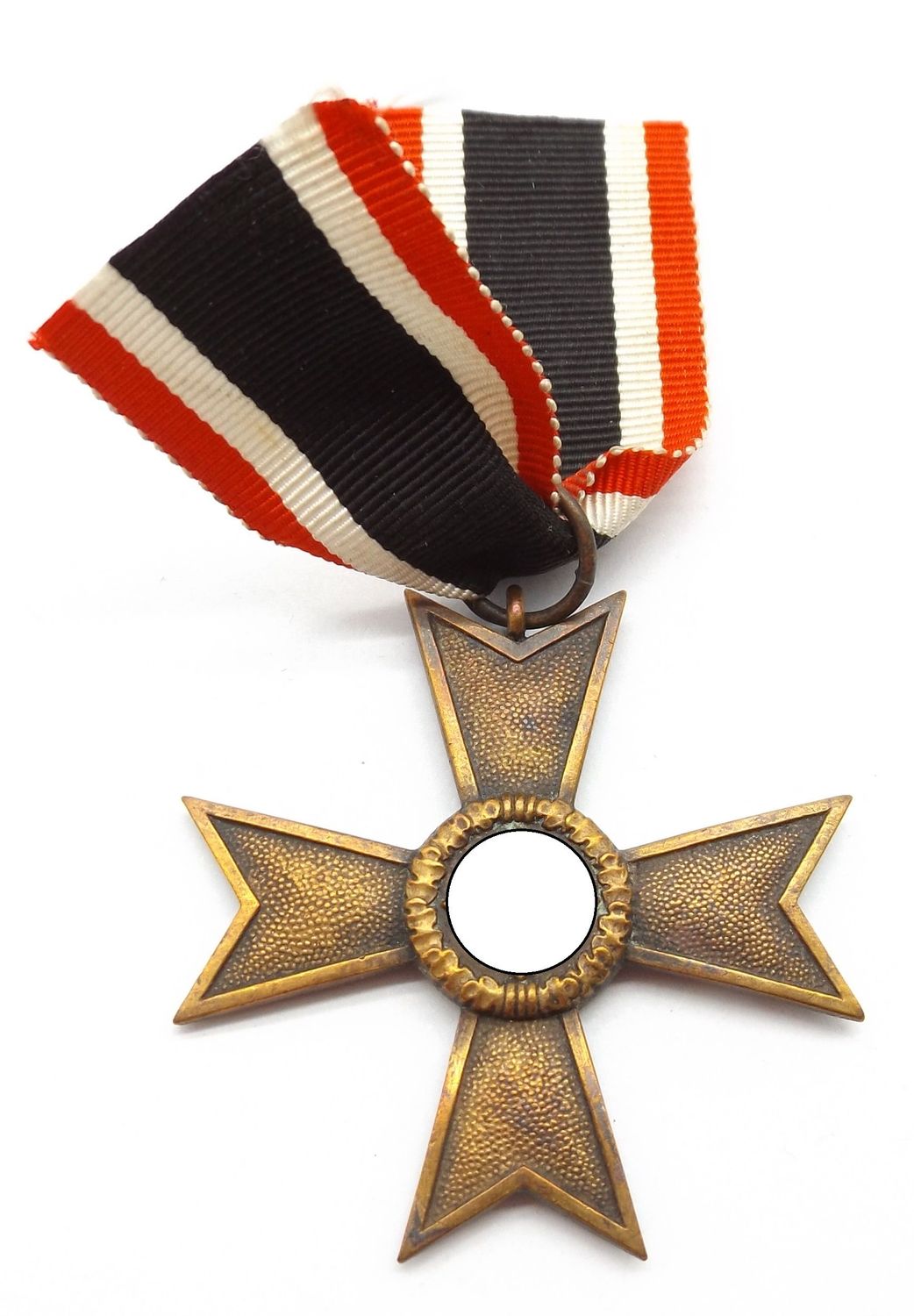 Kriegsverdienstkreuz KVK 2. Klasse ohne Schwerter, Hersteller 60 für die Firma Katz & Deyle, Pforzheim, mit Band.