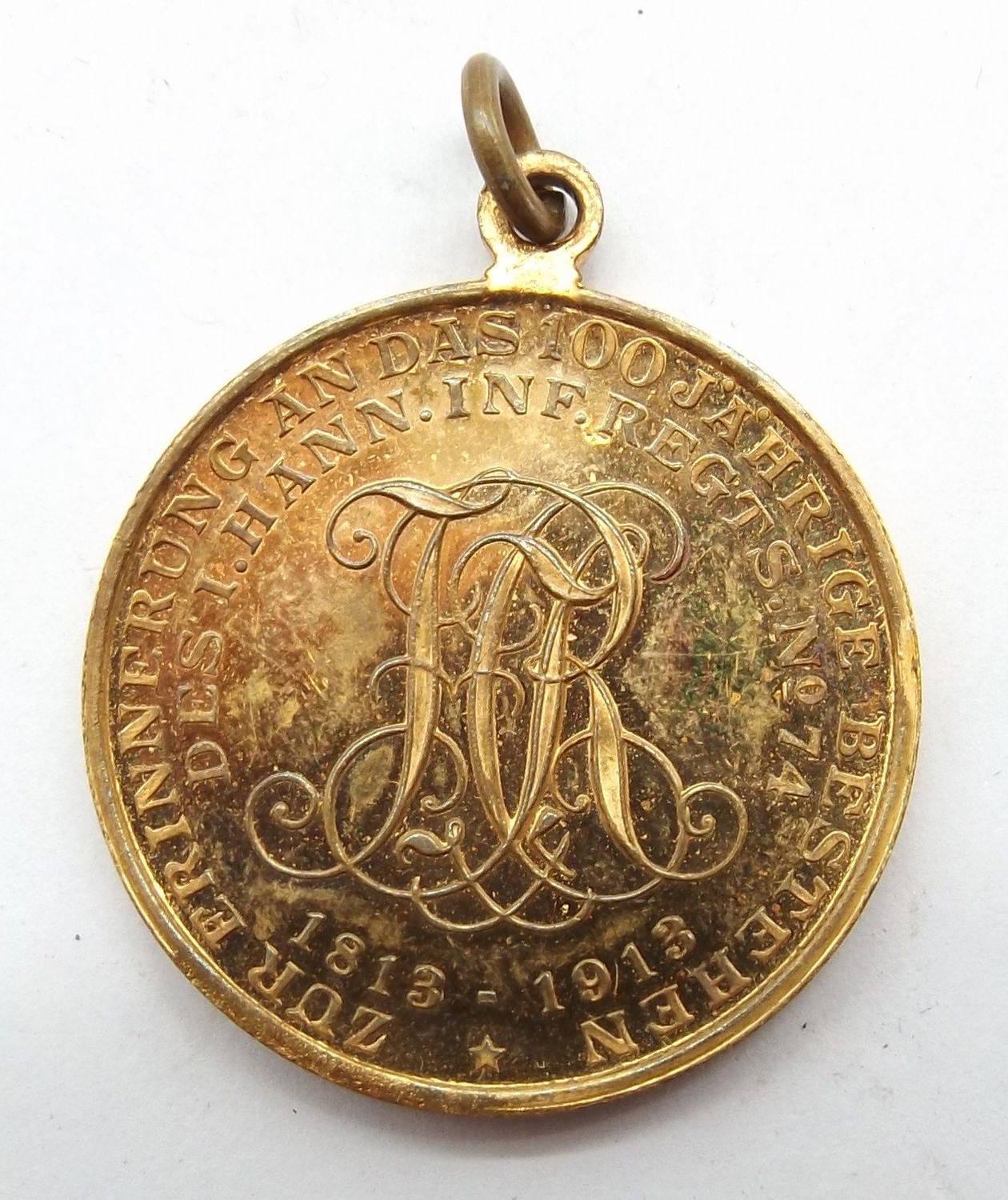 Preussen: Erinnerungsmedaille 1.Hannoversches Infanterieregiment Nr. 74.