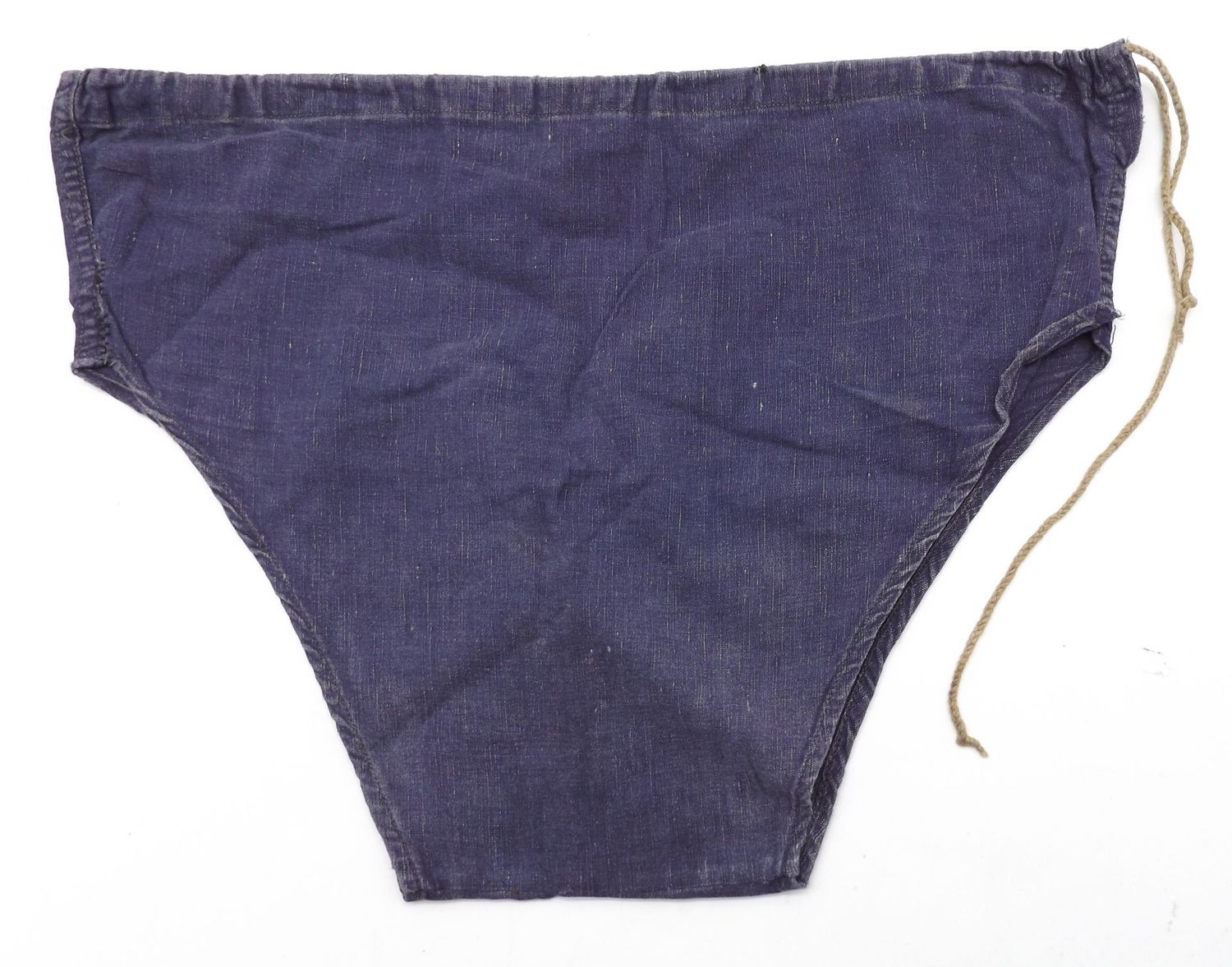 Kriegsmarine: Badehose, getragenes Stück.