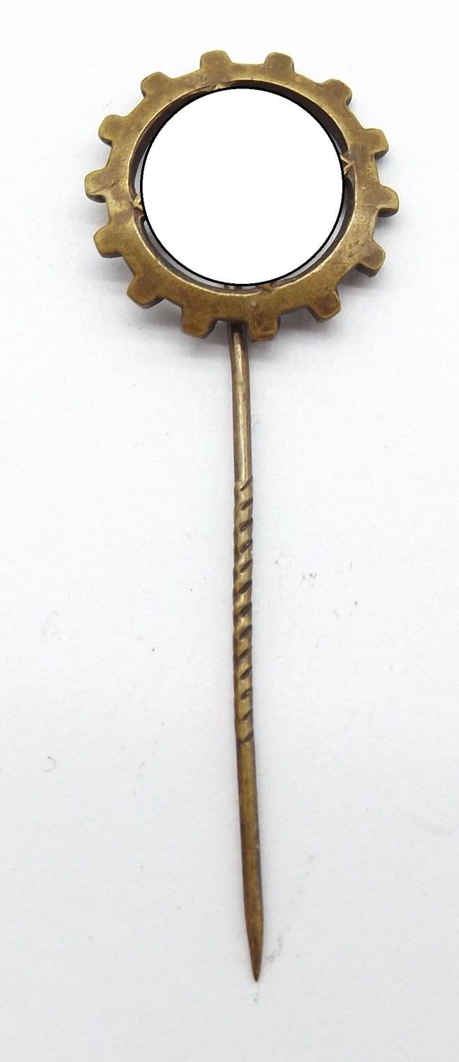 Deutsche Arbeitsfront (DAF): Mitgliedsabzeichen, an Nadel, 19 mm.