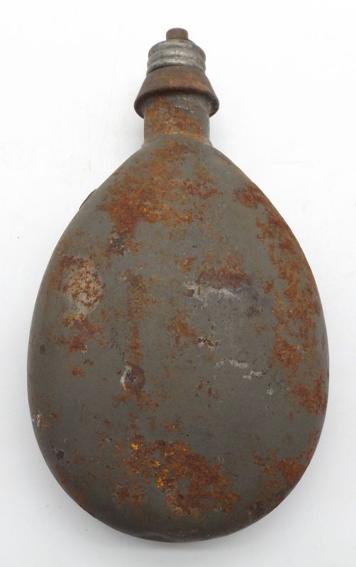 Deutsches Reich / 1. Weltkrieg: Feldflasche mit Korkverschluss, Hersteller Lange u. Co. 16 Fürth. Deutsches Reich / 1. Weltkrieg: Feldflasche mit Korkverschluss, Hersteller Lange u. Co. 16 Fürth.