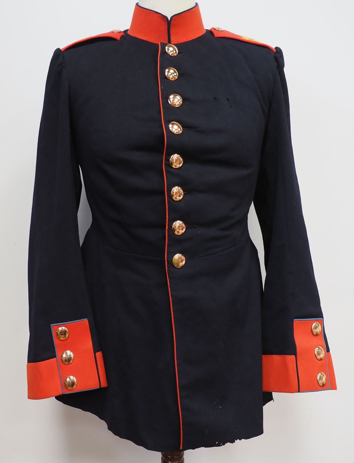 Württemberg: Waffenrock für Mannschaften im Infanterie-Regiment „Alt-Württemberg“ (3. Württembergisches) Nr. 121, Ludwigsburg.