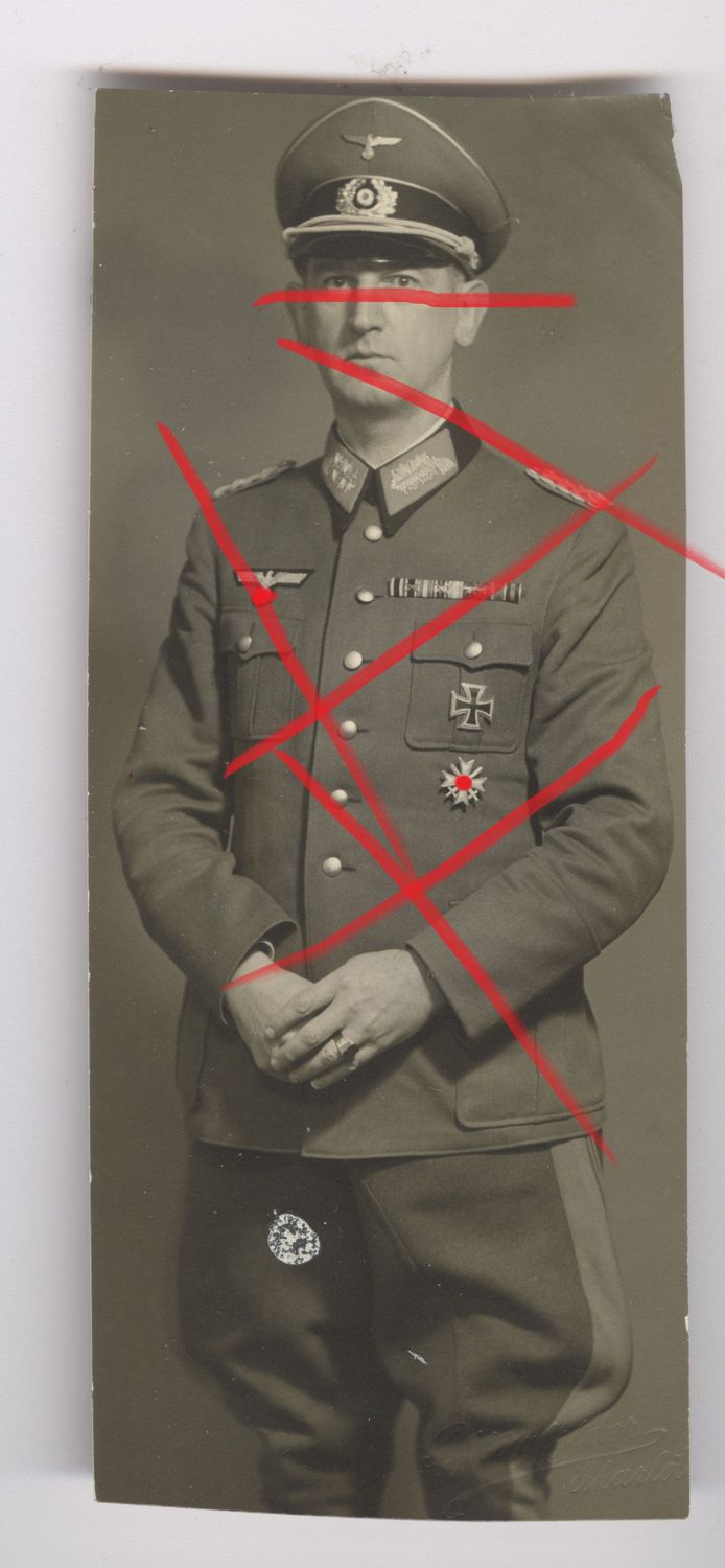 Wehrmacht: Portraitfoto Generalmajor Axel Michelmann, Chef der Amtsgruppe P 6 im Heerespersonalamt, C53.