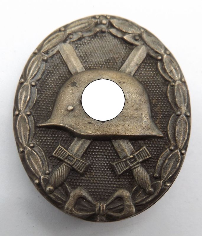 Verwundetenabzeichen in Silber 1939, Hersteller L 22 für die Firma Glaser & Sohn, Dresden, selten! Verwundetenabzeichen in Silber 1939, Hersteller L 22 für die Firma Glaser & Sohn, Dresden, selten!