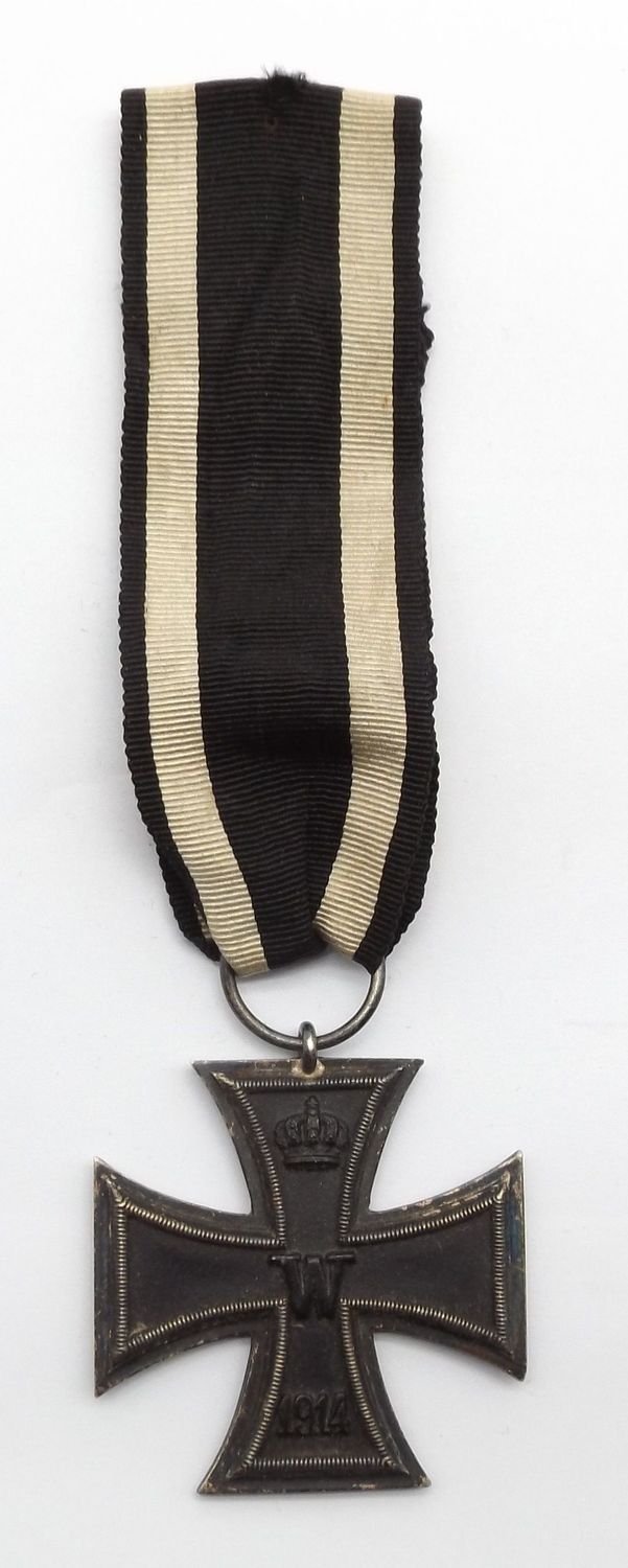 Eisernes Kreuz 2. Klasse EK2 1914 Hersteller G für die Firma Godet & Sohn, Berlin oder Glaser & Sohn, Dresden.
