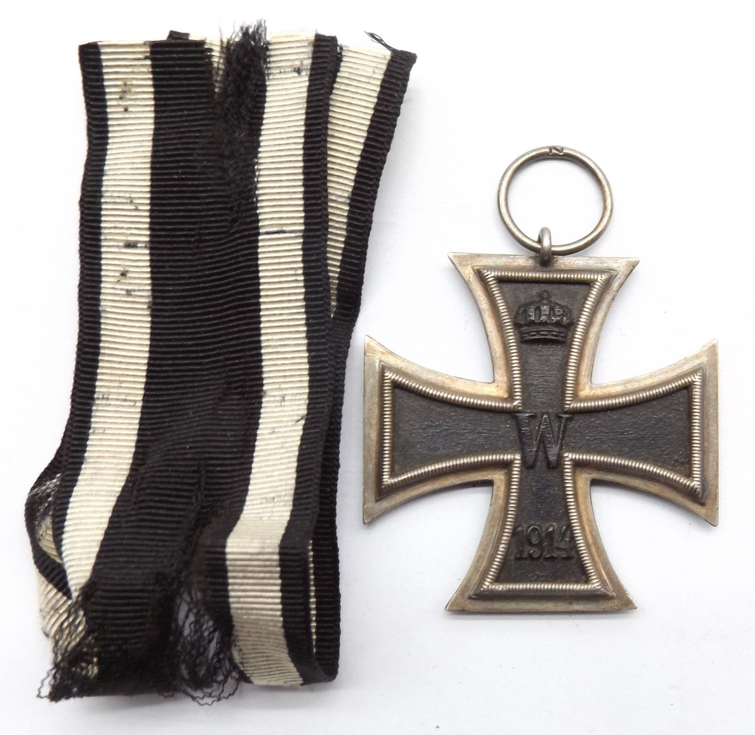 Eisernes Kreuz 2. Klasse EK2 1914 Hersteller Z für die Firma H. Zehn, Berlin, am Band.