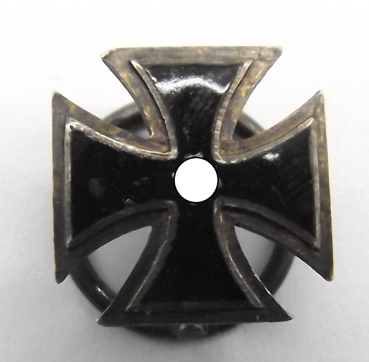 Eisernes Kreuz 1939, Miniatur 14 mm, Knopflochdekoration, emailliert, selten!