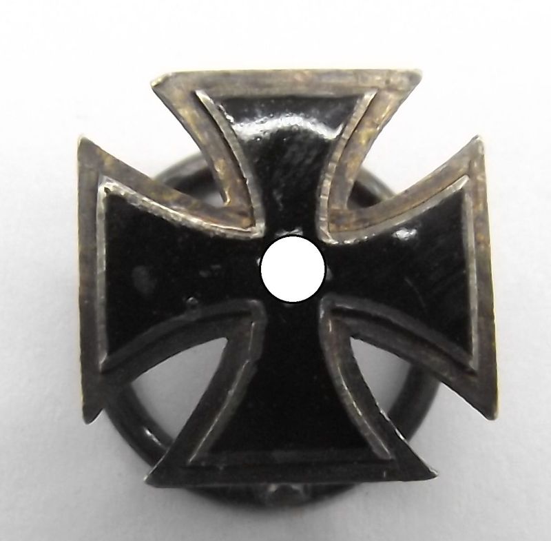 Eisernes Kreuz 1939, Miniatur 14 mm, Knopflochdekoration, emailliert, selten!
