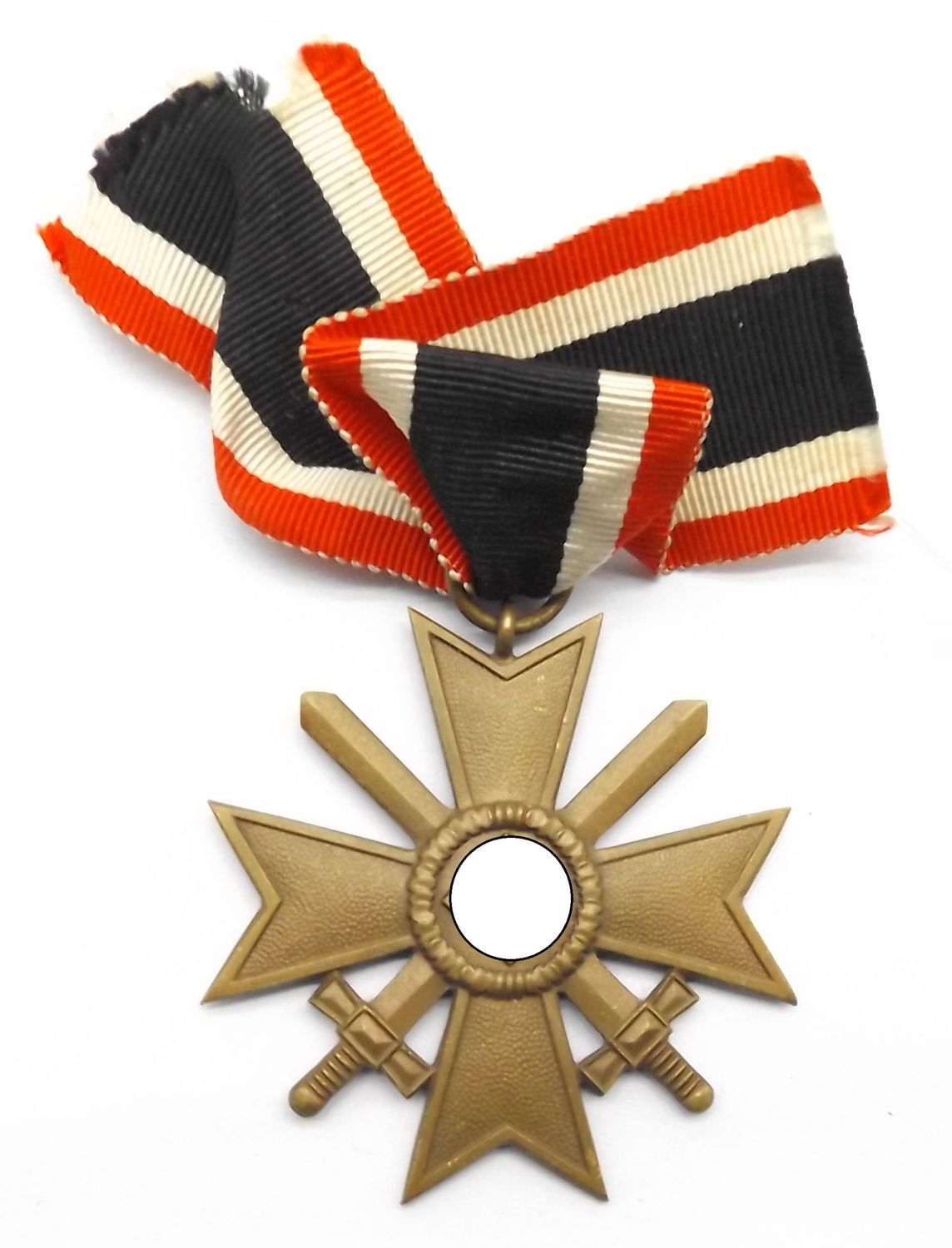 Kriegsverdienstkreuz KVK 2. Klasse mit Schwertern, Hersteller 11 für die Firma Grossmann & Co. Wien, mit Band.