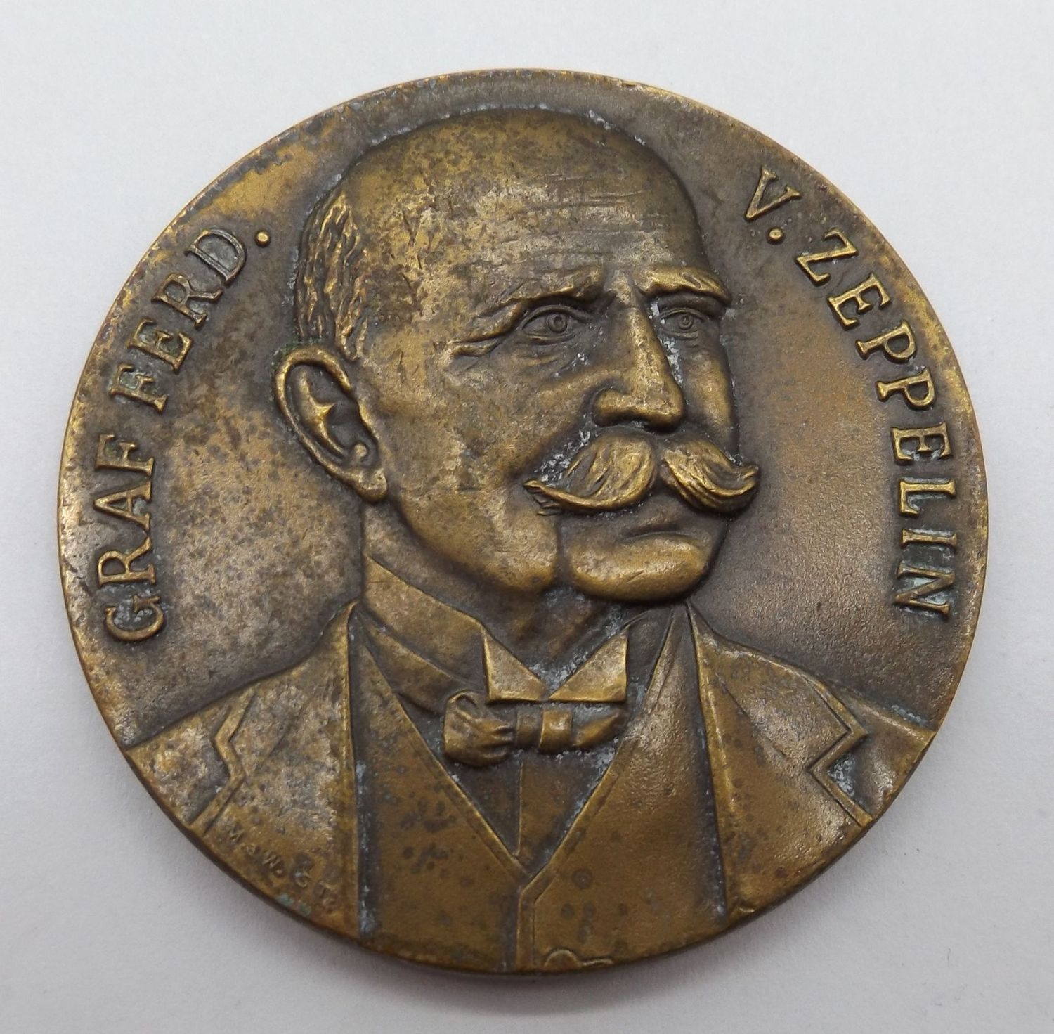 Deutsches Reich: Medaille Ferdinand Graf von Zeppelin - Gut Luft! Glück ab! 1909.
