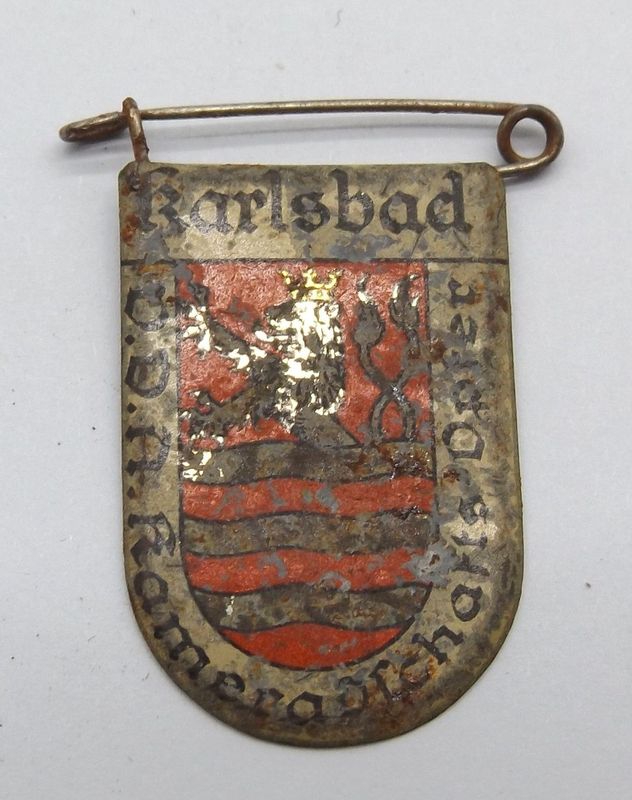 3. Reich: VDA Abzeichen Kameradschafts - Opfer Karlsbad.