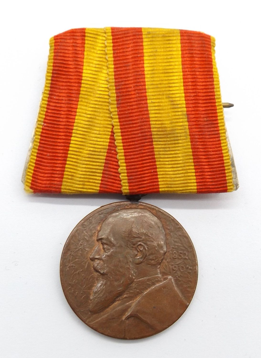 Baden: Regierungsjubiläumsmedaille 1902, an Einzelschnalle.