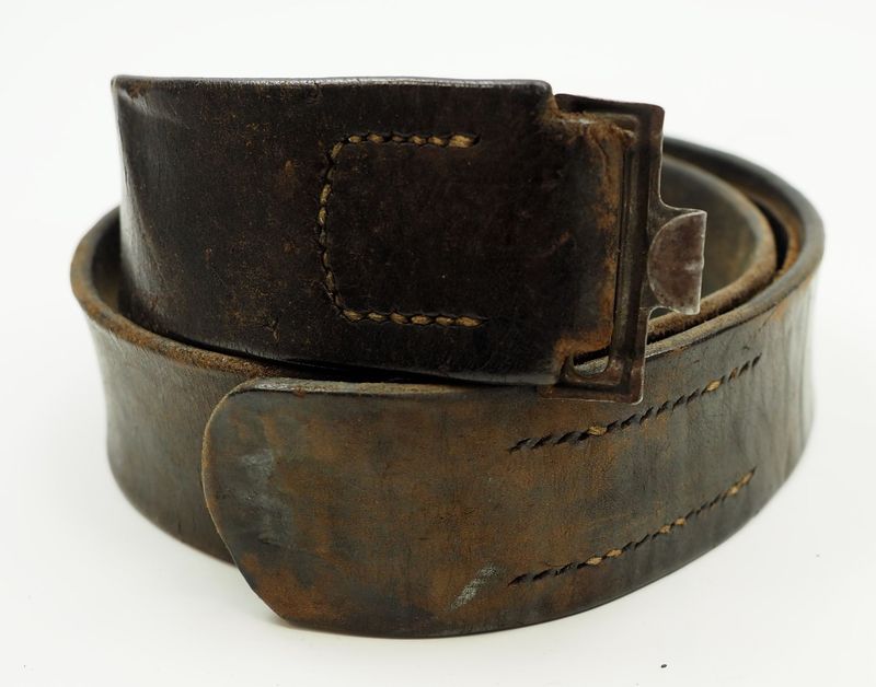 Wehrmacht: Koppelriemen für Mannschaften, Gesamtlänge ca. 95 cm.