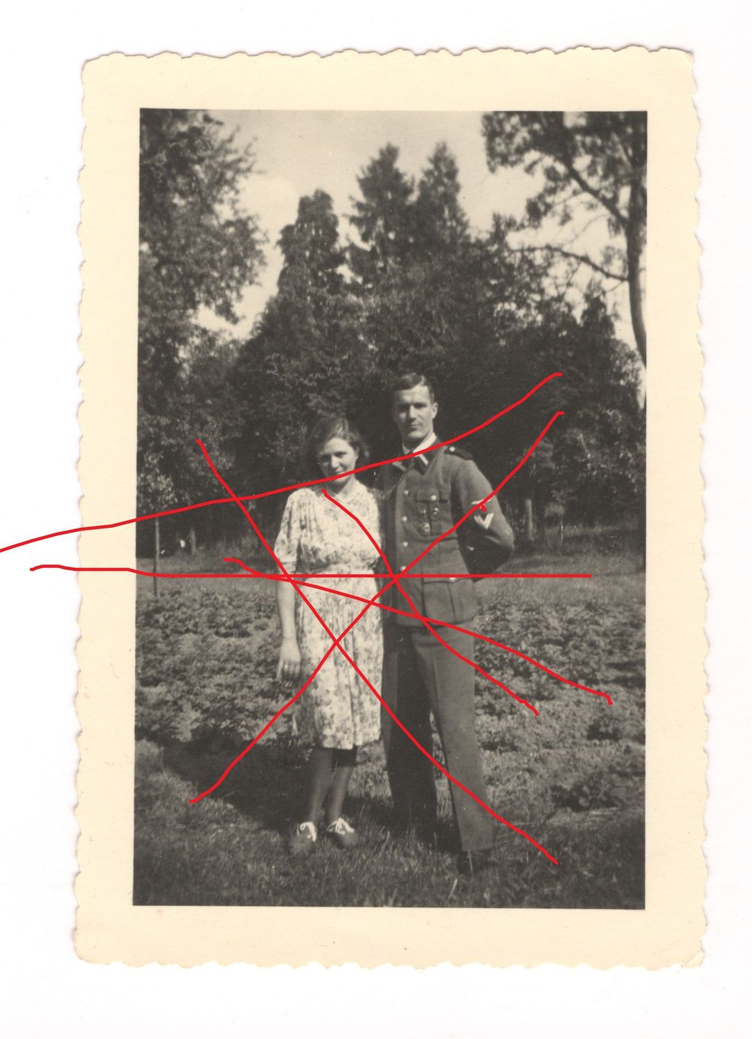 Waffen-SS: Foto eines Rottenführers, Größe ca. 9,5 x 6,5 cm, C73.