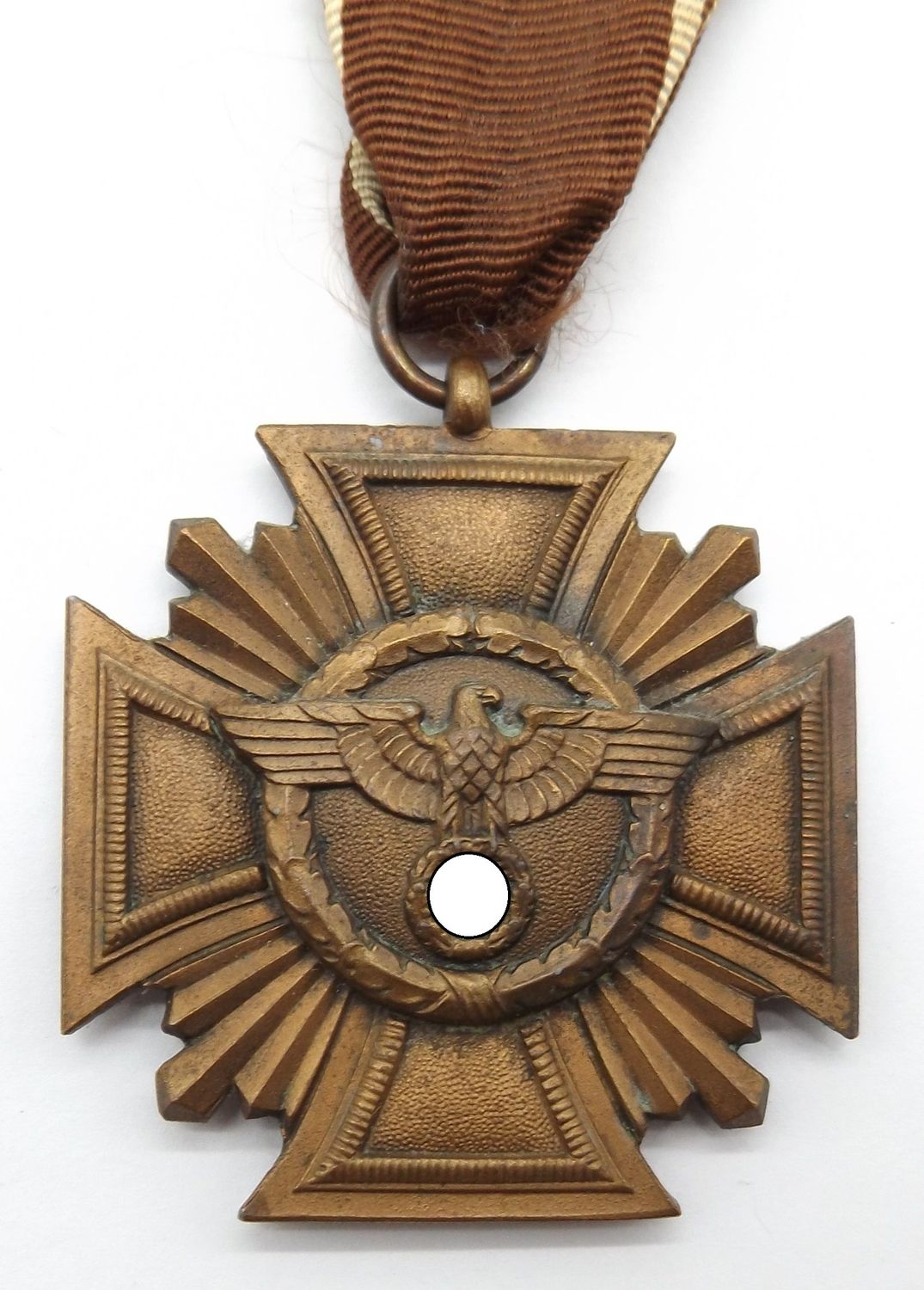 NSDAP: Dienstauszeichnung in Bronze, 1.Stufe.