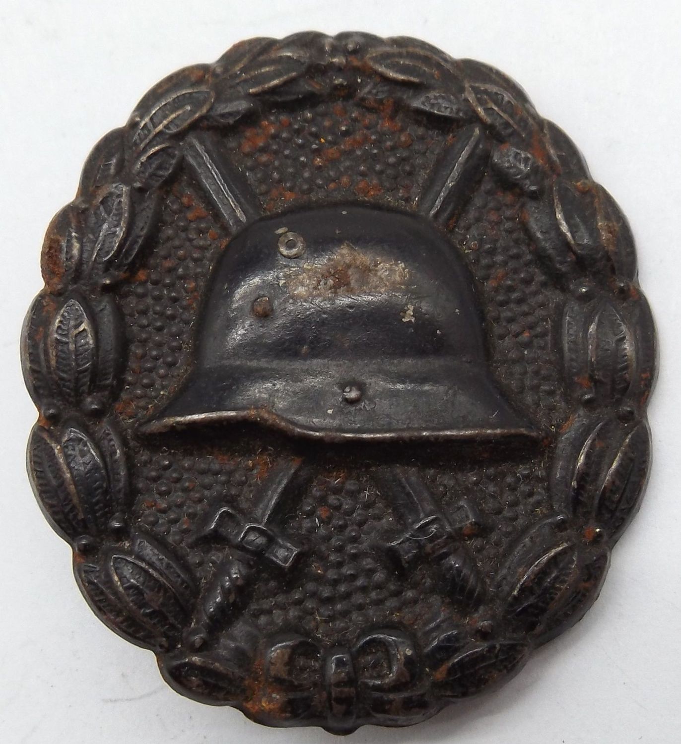 Verwundetenabzeichen 1914 in Schwarz.