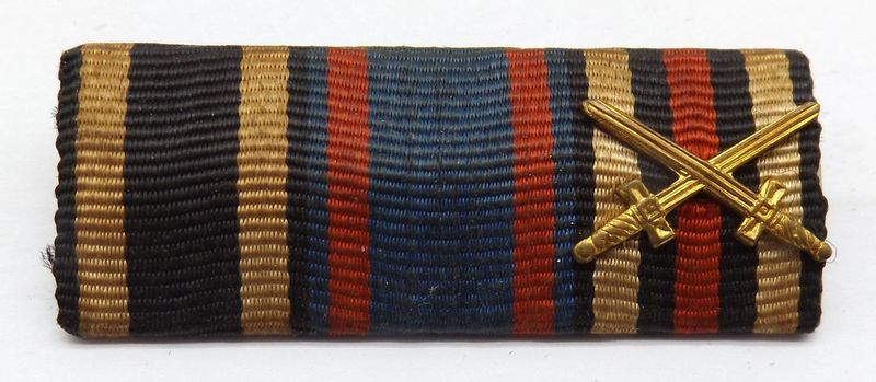 Preussen: 3er Feldspange mit EK2, Oldenburg FA-Kreuz, FEK.