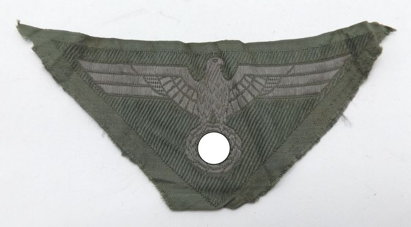 Wehrmacht: Brustadler M44, für Mannschaften, Bevo gewebte Ausführung.