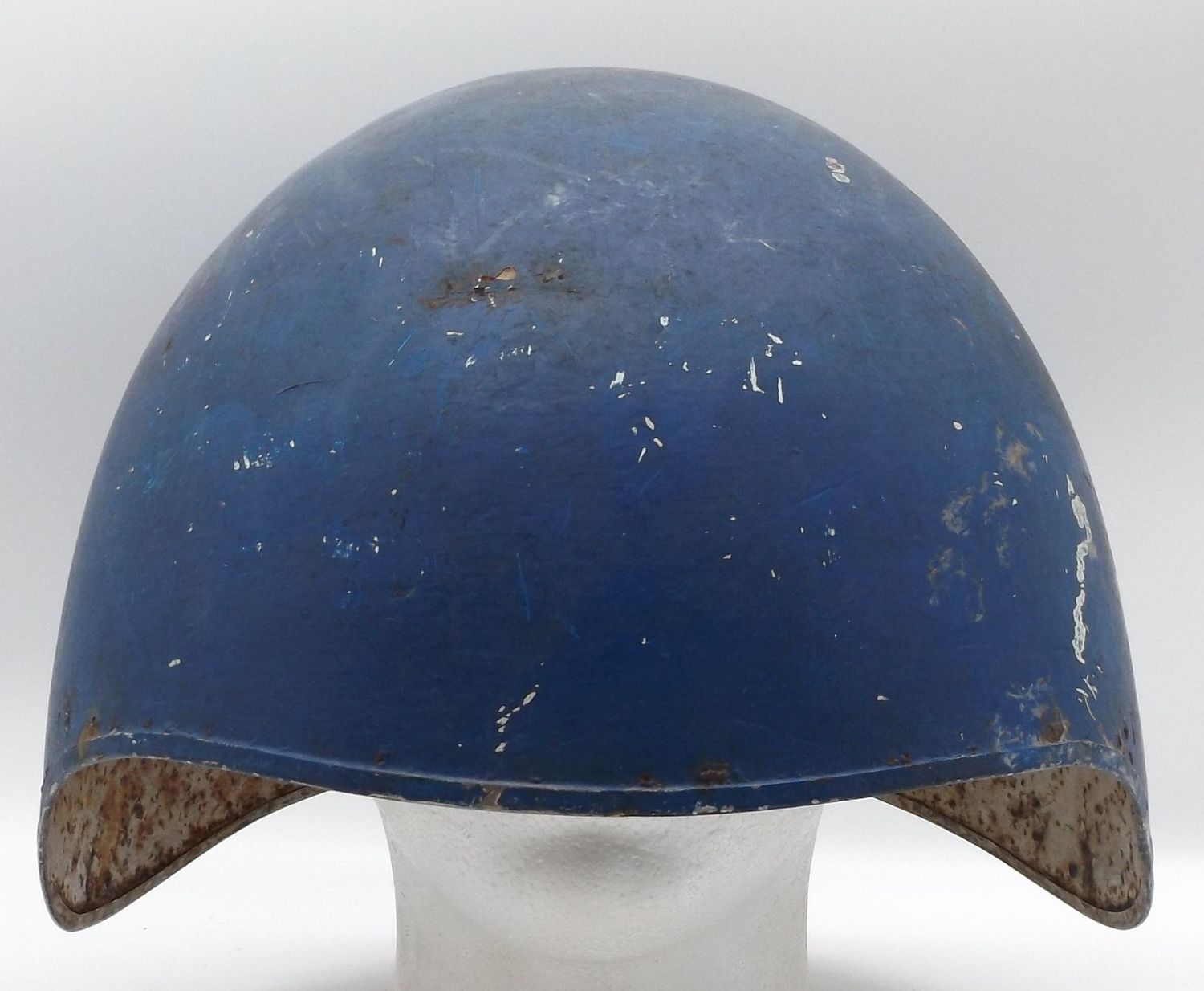 USA: Stahlhelm US Navy MK2 Gunner / Talker Helmet, originale Lackierung, ohne Innenfutter.